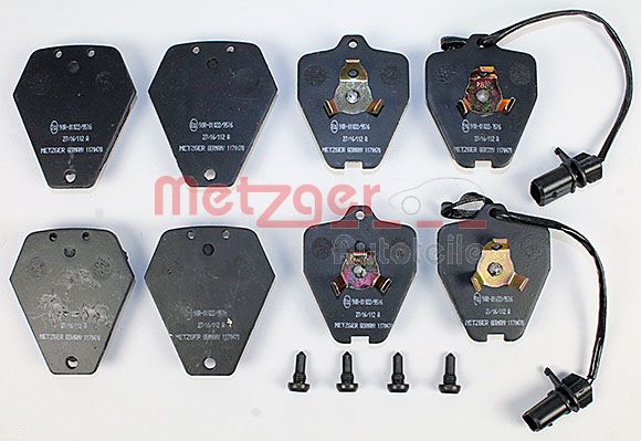 METZGER 1170478 Bremsbelagsatz, Scheibenbremse